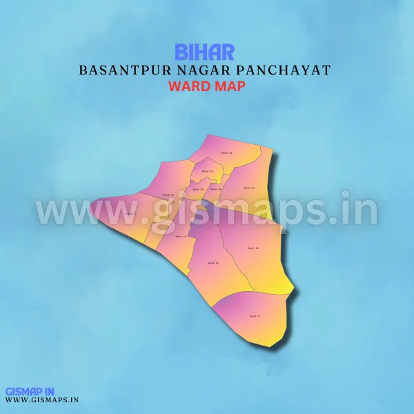 Basantpur Nagar Panchayat Ward Map